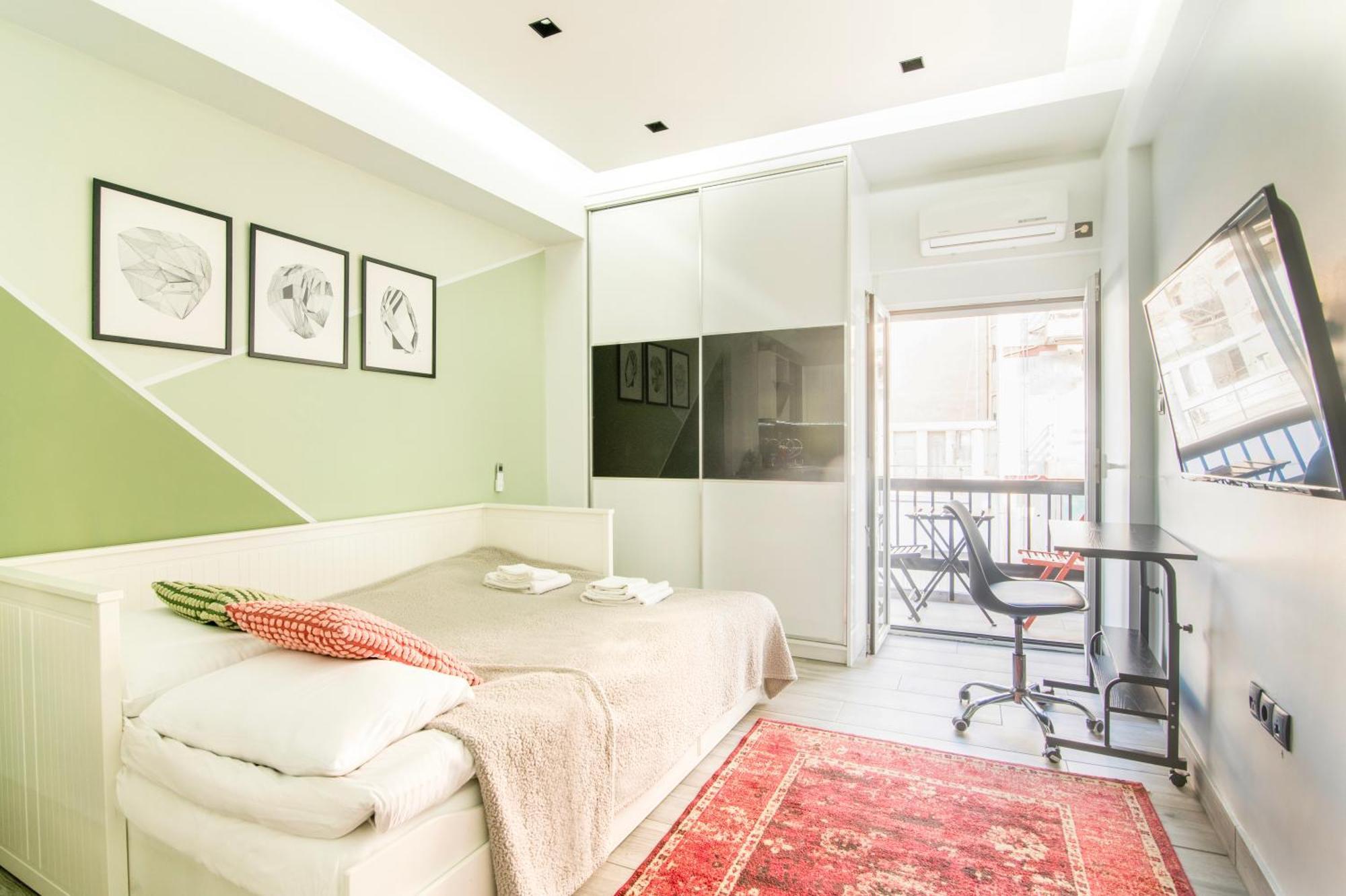 Luxury Studio In Athens City Center Exteriör bild