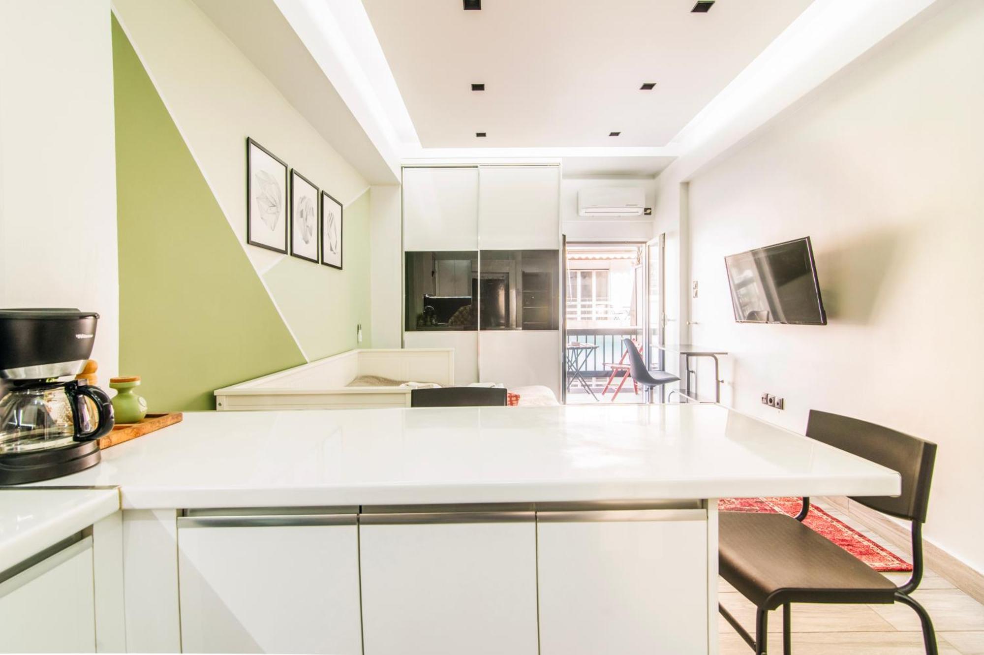 Luxury Studio In Athens City Center Exteriör bild